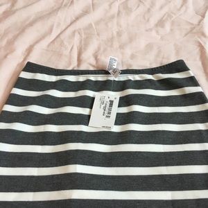 NWT striped mini skirt